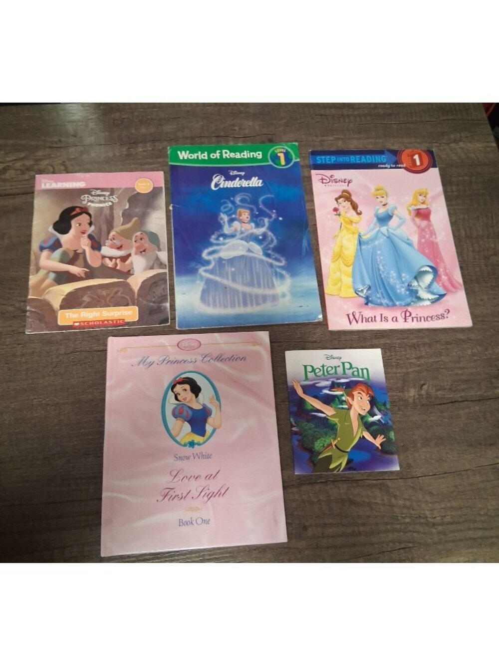 Disney Princess Story Book Early Reader Bundle